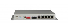 2*1000M Gigabit Ethernet+4*RS232/RS485/RS422 fiber media converter