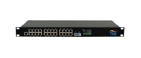 24*10/100M Fast Ethernet+2*1000 Base-S/LX Ethernet Switch, with VLAN setting and Logic isolation