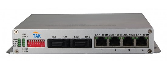 2 channel physical isolation 1000M Gigabit Ethernet fiber media converter