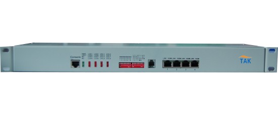8E1 to 4*Ethernet interface converter with logical isolation