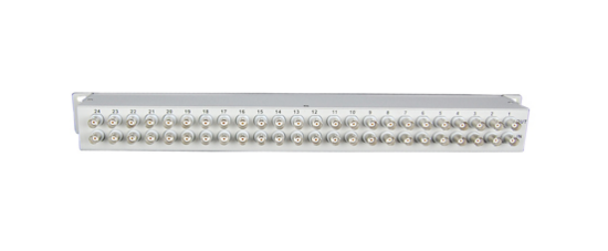 24 ports E1 75ohm BNC to 120ohm RJ45 impedance converter, no need power 24 ports E1 75ohm BNC to 120ohm RJ45 impedance converter, no need power