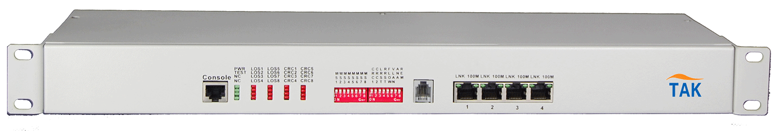 16E1 to 4*Fast Ethernet FE interface converter
