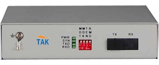 RS485/RS422/RS232 fiber modem