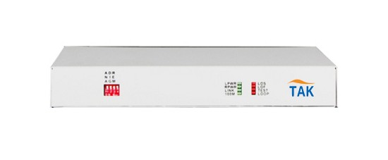 Framed E1 to optical Ethernet converter