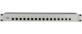 16 ports E1 75ohm BNC to 120ohm  RJ45 impedance converter, no need power