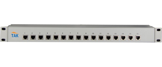 16 ports E1 75ohm BNC to 120ohm  RJ45 impedance converter, no need power