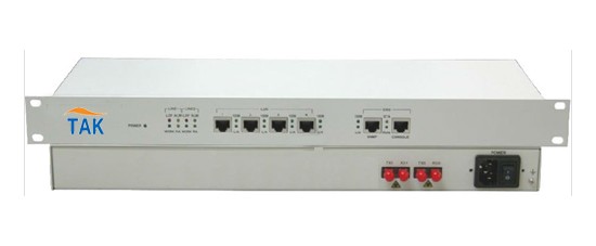 4*Ethernet over SDH (EOS converter), with 2 STM-1 optical interface, support Console and SNMP management 4*Ethernet over SDH (EOS converter), with 2 STM-1 optical interface, support Console and SNMP management