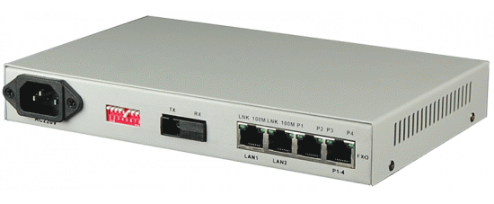 4 ports FXS/FXO/POTS PCM Mux with 2*Ethernet