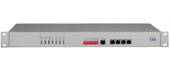 4E1+ 4Ethernet+4RS232+8 ports voice over fiber Multiplexer