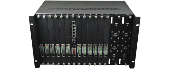 360*voice+4GE+4E1 fiber optical multiplexer