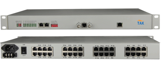 30 voice E1 PCM multiplexer(CAS signaling) is launched