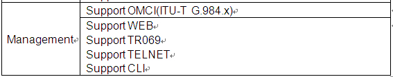 GPON ONT with 4GE+2POTS-4