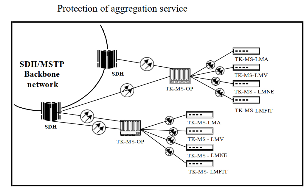 Multi-Service SDH Optical-Transmission Platform application B